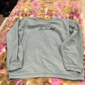 Kentucky cord crewneck